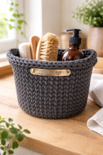 Tamborēts interjera grozs OGLE mazais - Attēls 5