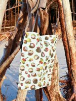 Auduma plecu soma "Dabas rakstu pasaule", 6 dažādi dizaina varianti - Attēls 2