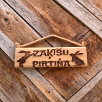 Koka dekors Zaķīšu pirtiņa - Attēls 2