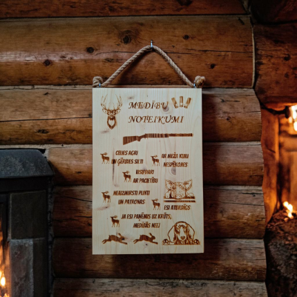 Koka dekors MEDĪBU noteikumi