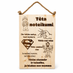 Koka dekors TĒTA noteikumi