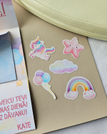 Personalizētas aploksnes bērniem. Bērnu dāvanu aploksnes dažādos dizainos – ar jūras dzīvniekiem, baloniem un dinozauriem, piemērotas dzimšanas dienai un vārda dienai, izlaidumiem.