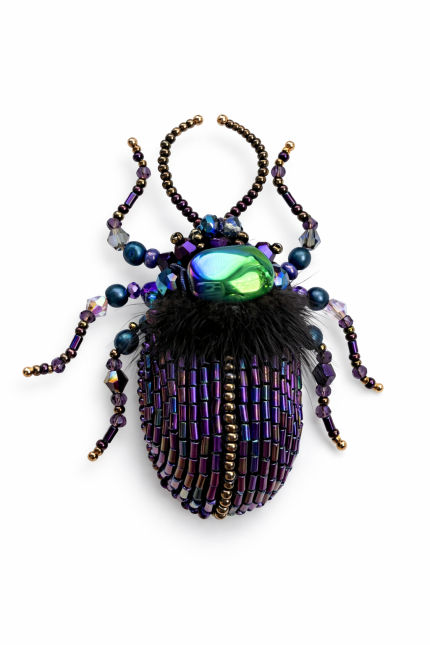 dizaina piespraude broša vabole