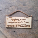 Koka dekors LAIMAS spēka vārdi - Attēls 2