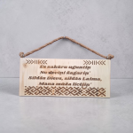 Koka dekors LAIMAS spēka vārdi