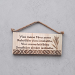 Koka dekors SPĒKA vārdi - Attēls 2