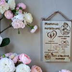 Koka plāksnīte "Mammas noteikumi" - Attēls 2