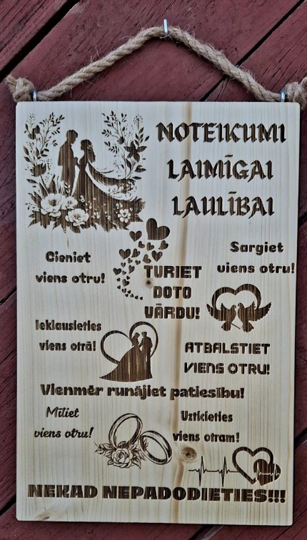 Noteikumi LAIMĪGAI laulībai