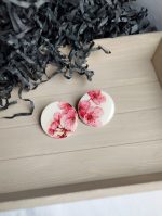 Polimērmāla auskari "Cherry lady" - Attēls 2