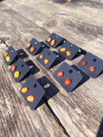 Mazie dzintara auskariņi, dažādas formas - Attēls 3