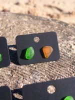 Jūras stikla auskariņi, dažādas formas un toņi - Attēls 7