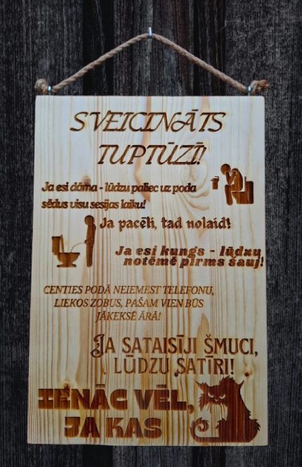 Dekors Tuptūža noteikumi