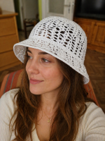 Vasaras cepure BALTA - Attēls 3