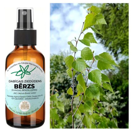 Dabīgais ziedūdens (hidrolāts) BĒRZS