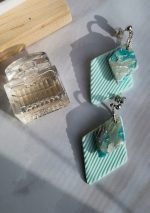 Jūras stikliņu zaļie auskari - Attēls 5