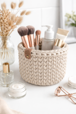 Tamborēti interjera grozi PĒRĻU mazais - Attēls 8