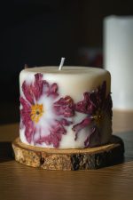 Botāniskā svece no dabīgā vaska