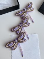 Spārītes broša ar kristāliņiem VIOLETA - Attēls 5