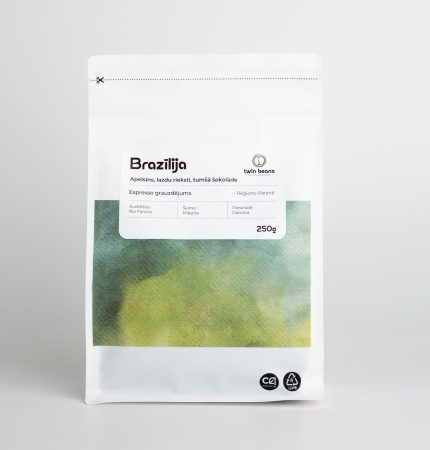 Latvijā grauzdēta kafija Brazīlija, 250g