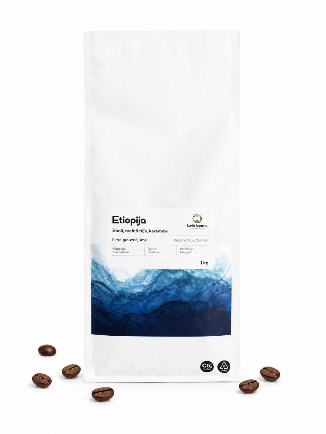 Latvijā grauzdēta kafija Ruanda Twin Beans Latvijā grauzdēta kafija Ruanda Twin Beans