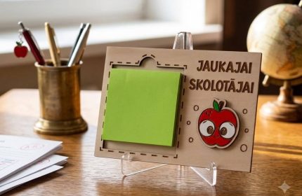Koka piezīmju turētājs