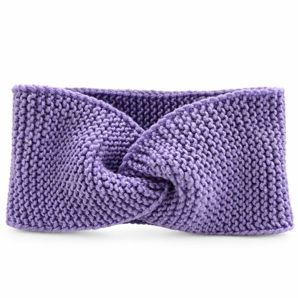 Adīta ausainīte violetā krāsā