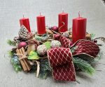 Grezns Adventes vainags ar KAĶI - Attēls 3