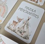 Mēneškartītes "Mazulītis" mazuļa pirmajam gadam