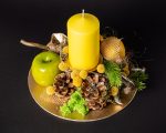 Ziemassvētku galda dekors